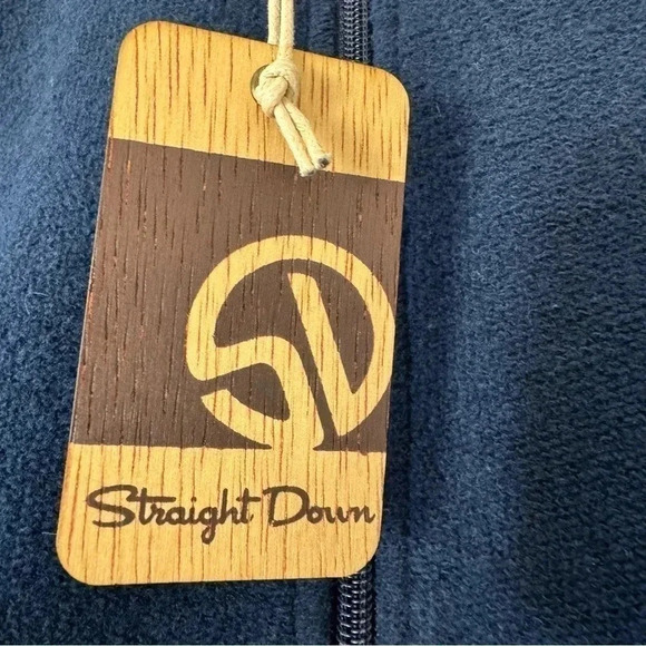 Vintage Mens Straight Denim Fleece Golf vest size XL - Picture 3 of 9